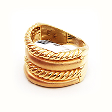دارینا  | انگشتر طلا زنانه کریستال کد 06111.04.06.06