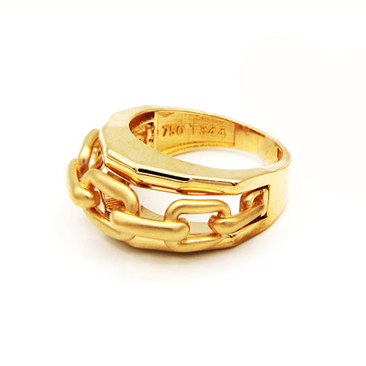 انگشتر طلا زنانه کریستال کد 06111.04.06.13