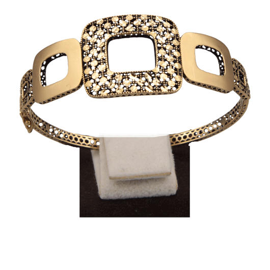 دستبند طلا 18عیار زنانه دارینا کد06111.03.03.07