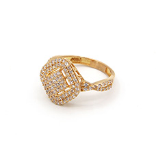 دارینا  | انگشتر طلا زنانه پرتو کد 06111.04.05.10