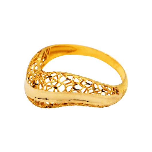 انگشتر طلا زنانه آوا کد 06111.02.7002