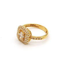 دارینا  | انگشتر طلا زنانه پرتو کد 06111.04.05.11