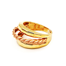 دارینا  | انگشتر طلا زنانه کریستال کد 06111.04.06.01