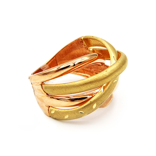 انگشتر طلا زنانه کریستال کد 06111.04.06.02