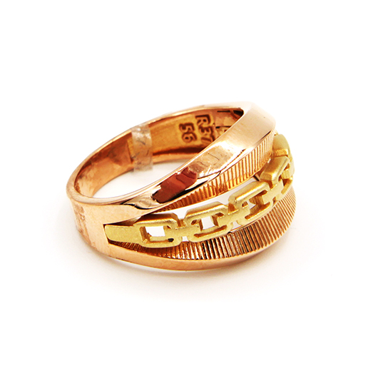 انگشتر طلا زنانه کریستال کد 06111.04.06.12
